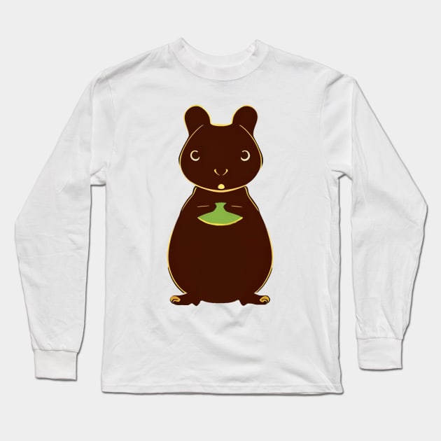 squirrel Long Sleeve T-Shirt by mdr design